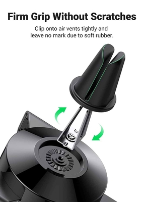 360 Degrees Rotation Air Vent Mount Phone Holder Auto Lock Gravity 85mm